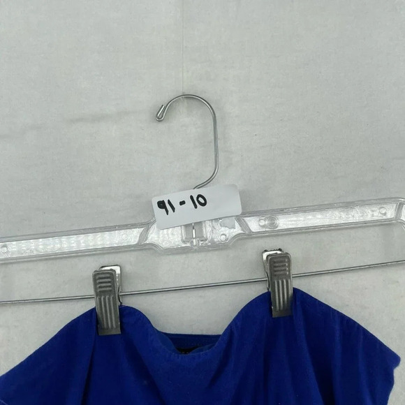 Forever 21 Maxi Dress Women's Sz Small Royal Blue Strapless Pleated Long - Picture 10 of 10